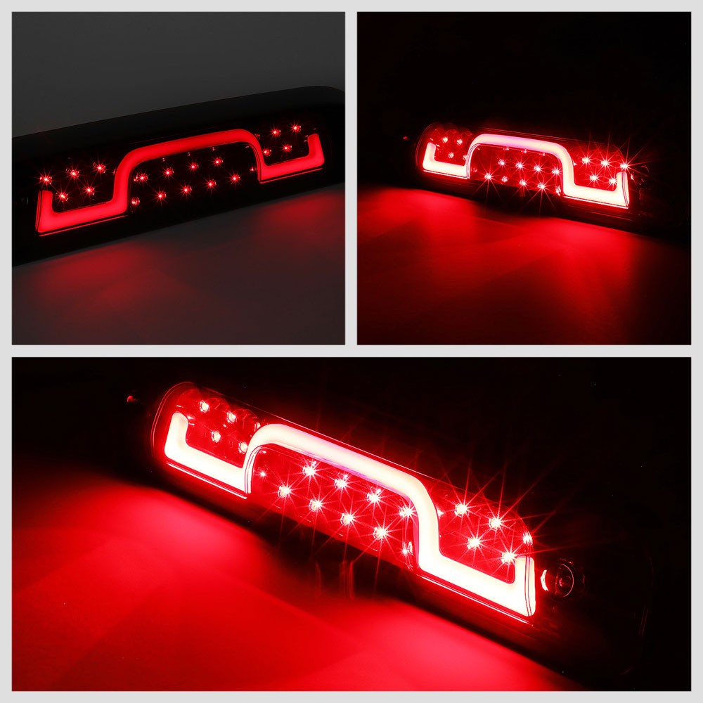 [Brake & Cargo LED] Red Len/Red Third Brake Light For 14-22 Silverado Sierra HD