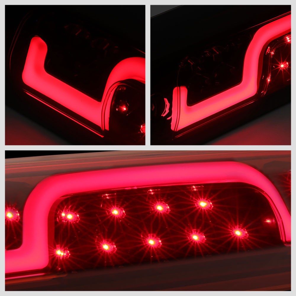 [Brake & Cargo LED] Red Len/Red Third Brake Light For 14-22 Silverado Sierra HD