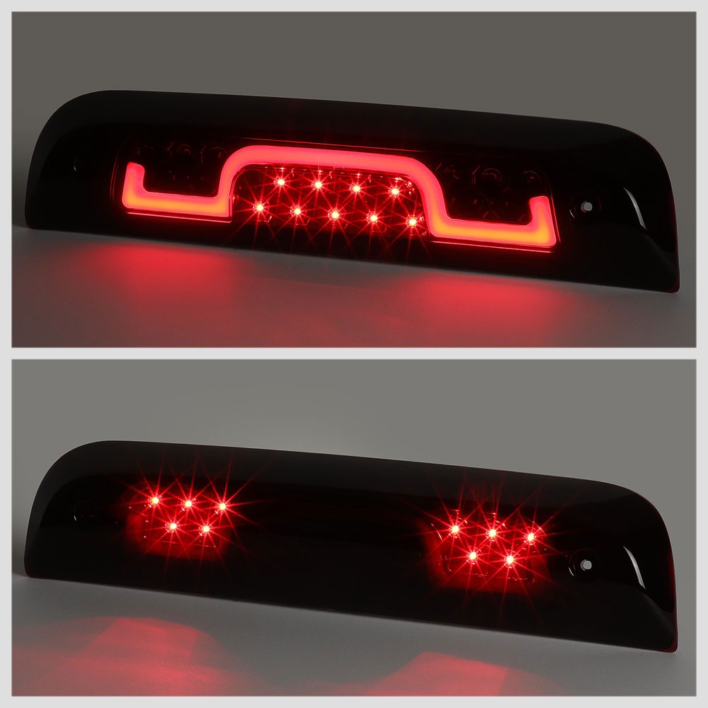 [Brake & Cargo LED] Red Len/Red Third Brake Light For 14-22 Silverado Sierra HD