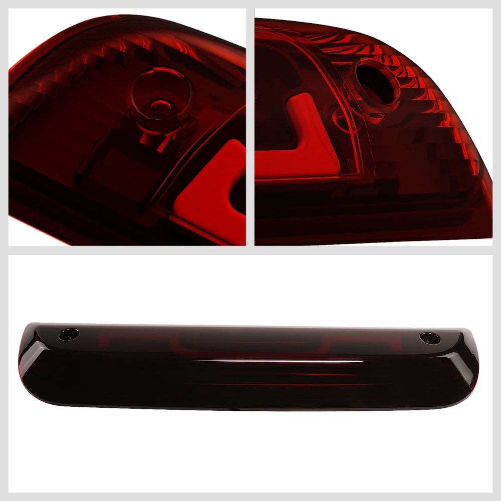 [Brake & Cargo LED] Red Len/Red Third Brake Light For 14-22 Silverado Sierra HD