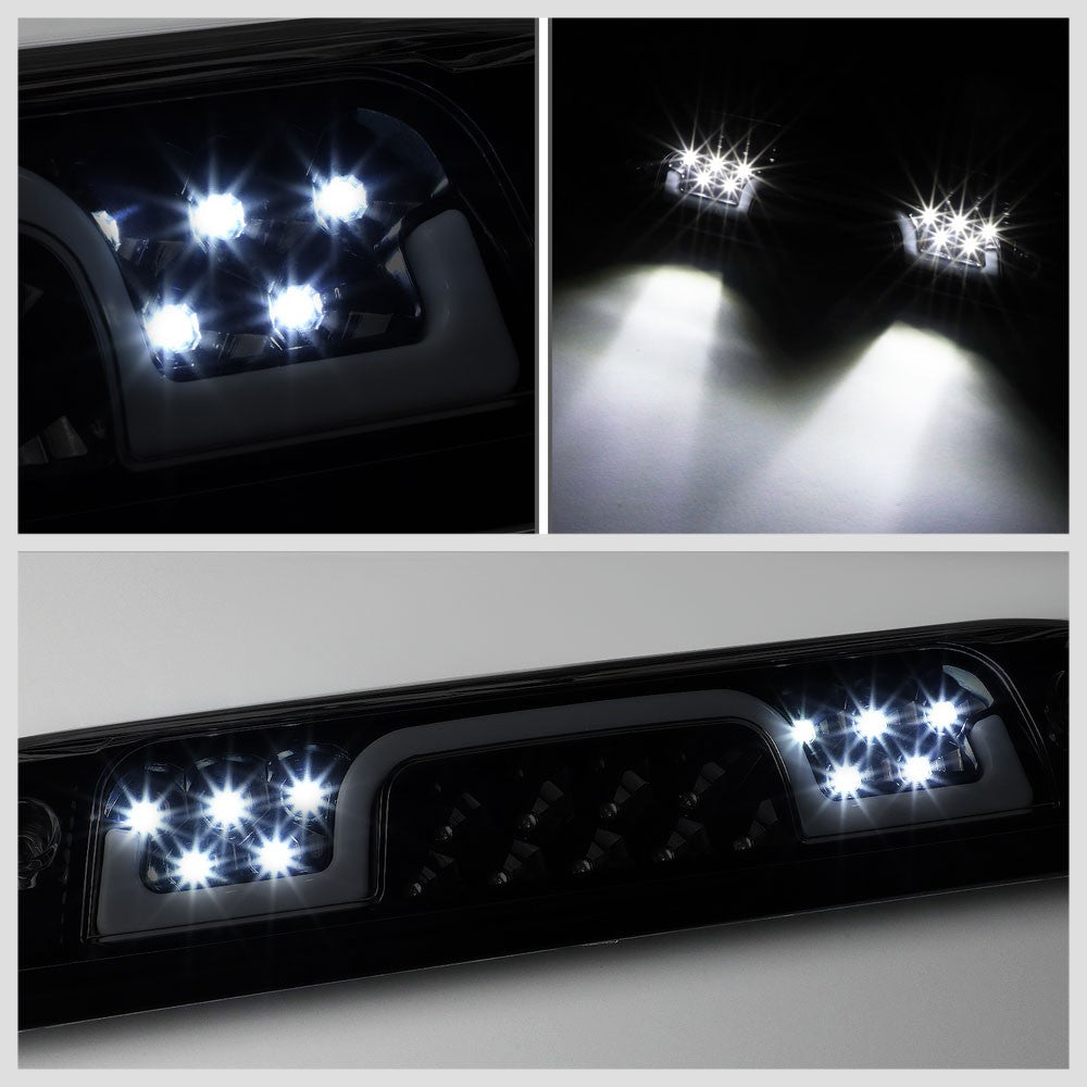 [Brake & Cargo LED] Smoked Len Third Brake Light For 14-22 Silverado Sierra HD