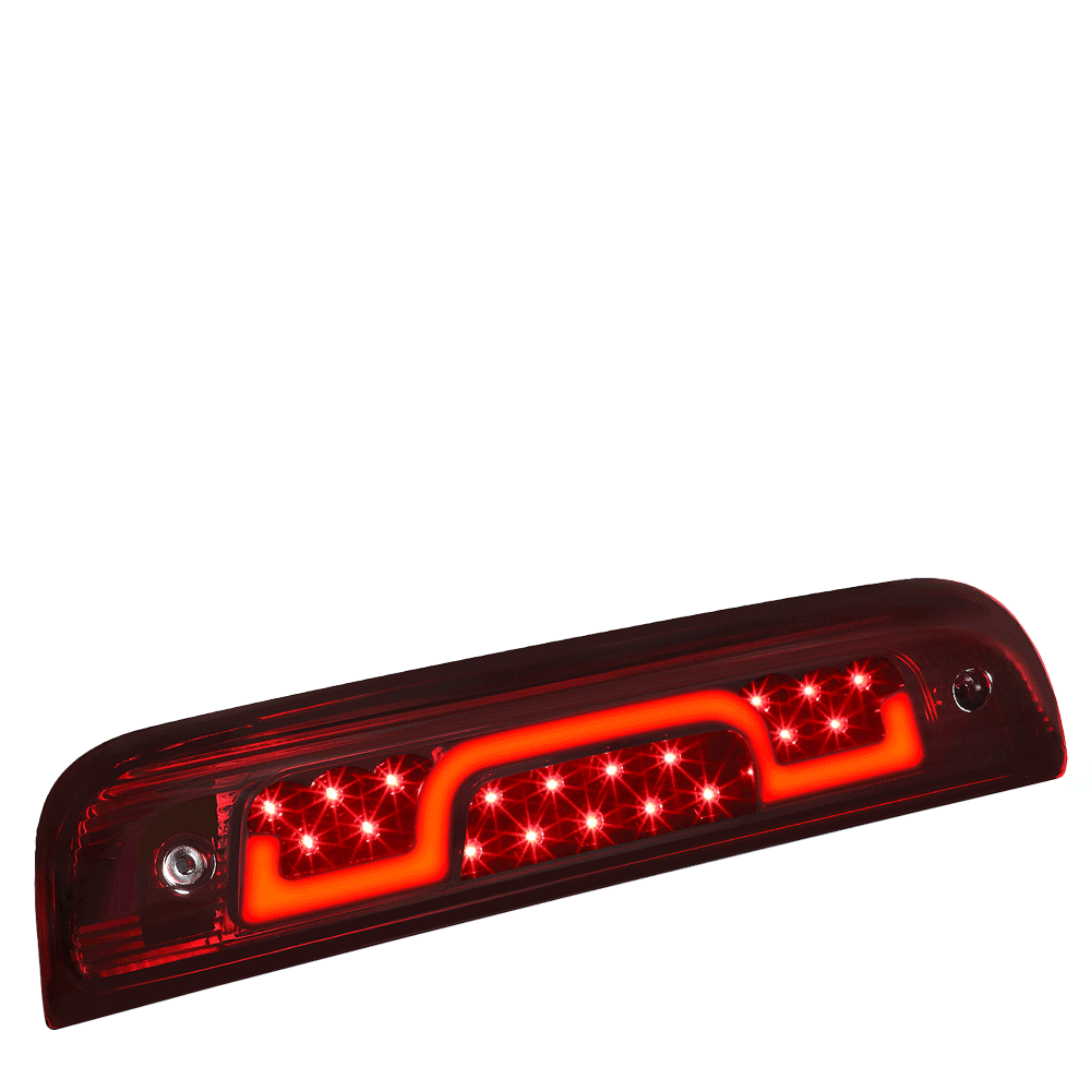[Brake & Cargo LED] Red Len/Red Third Brake Light For 14-22 Silverado Sierra HD