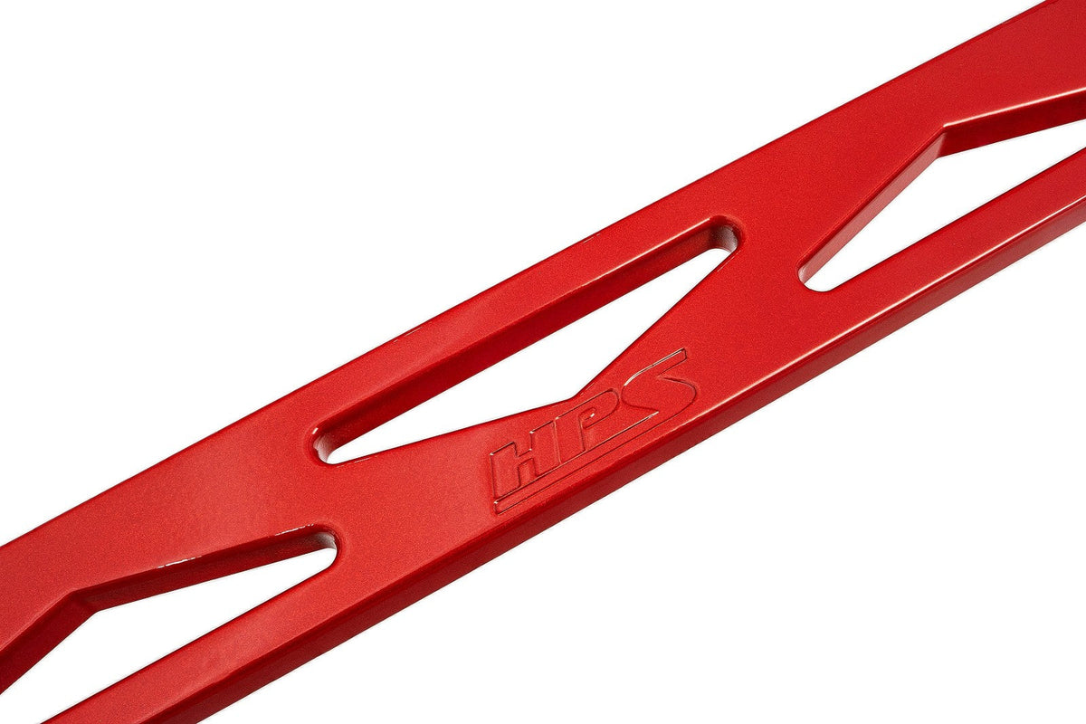 HPS Red Front Upper Aluminum Strut Bar Tower Brace For 22+ Subaru WRX 2.4L VB