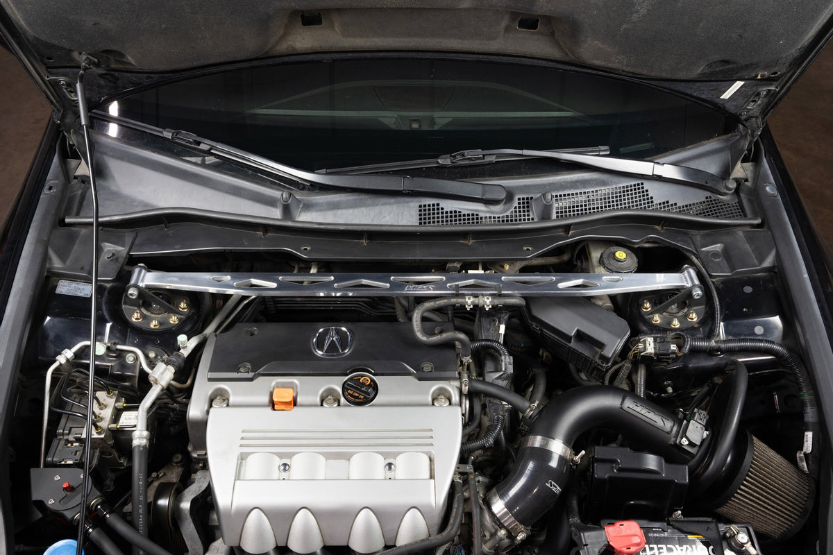 42-119P HPS Polish Front Upper Strut Bar Tower Brace For 09-14 Acura TSX CU2/4 CW2