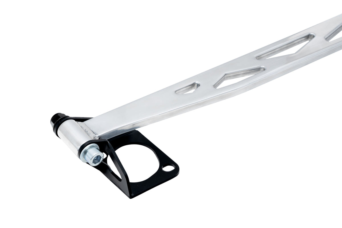 42-120P HPS Polish Aluminum Front Upper Strut Bar Tower Brace For 94-01 Integra DC2