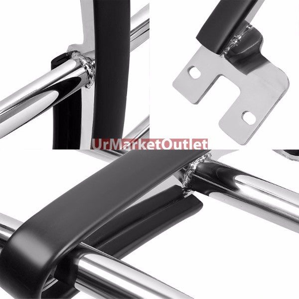 Chrome Front Bull Bar Bumper Brush Grille Guard Frame For 06-10 Hummer H3/H3T