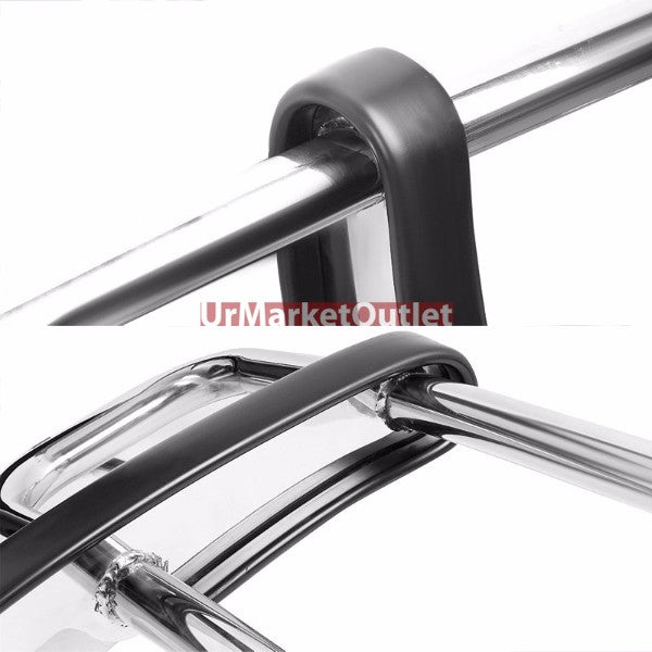 Chrome Front Bull Bar Bumper Brush Grille Guard Frame For 06-10 Hummer H3/H3T