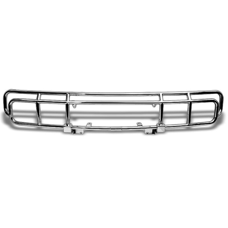 Chrome Front Bull Bar Bumper Brush Grille Guard Frame For 03-09 Hummer H2 4DR