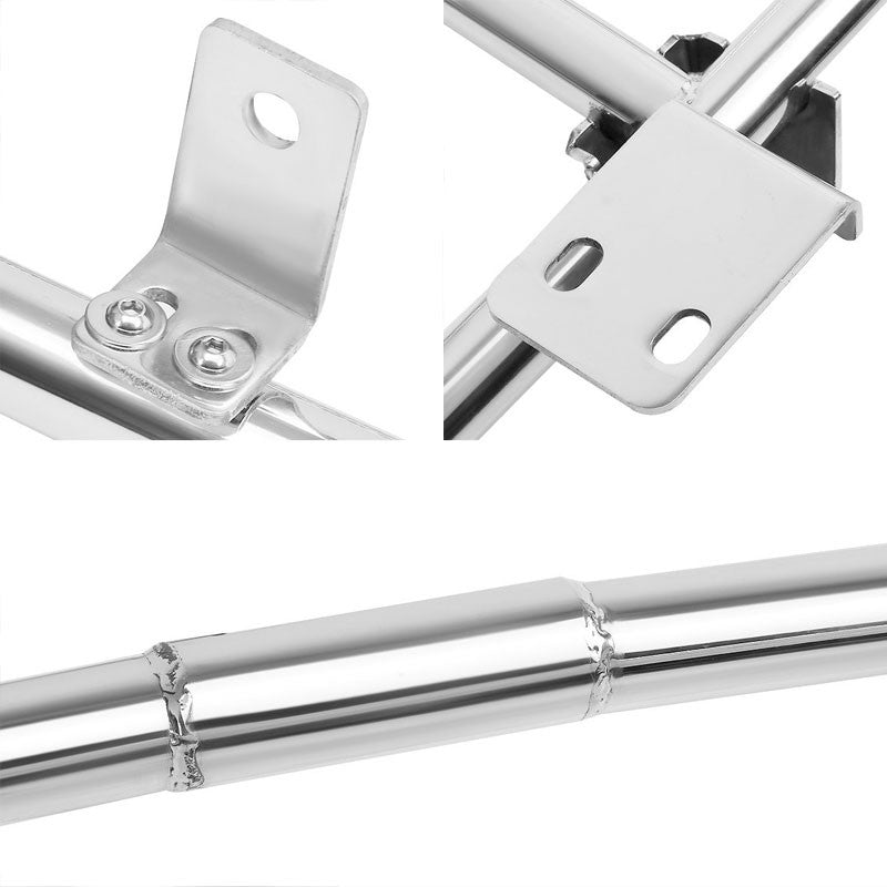 Chrome Front Bull Bar Bumper Brush Grille Guard Frame For 03-09 Hummer H2 4DR