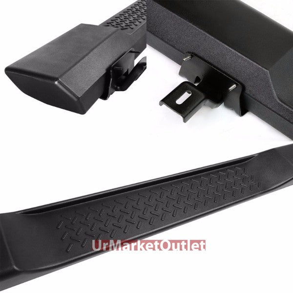 Factory Style Black Running Board Nerf Bar For 07-18 Jeep Wrangler 2-Door (JK)