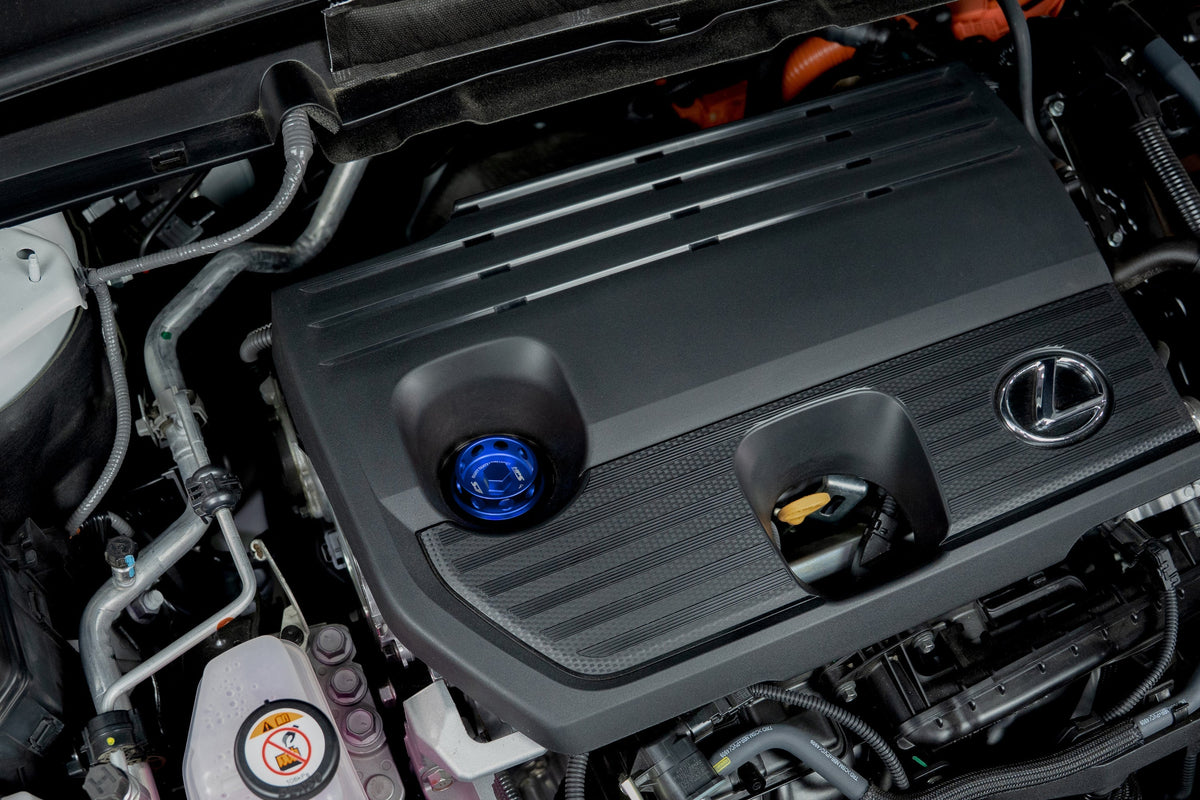 5269-105BL HPS Blue CNC Billet Aluminum Engine Oil Filler Cap Cover For Lexus Lotus More