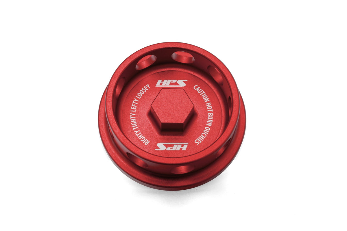 HPS Black CNC Billet Aluminum Engine Oil Filler Cap Cover For Toyota