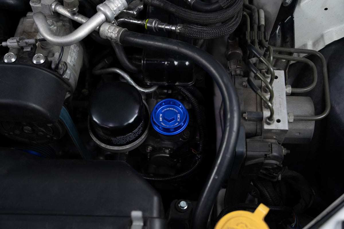 5269-106BL HPS Blue Billet Aluminum Engine Oil Filler Cap Cover For Saab Subaru 86 GR86