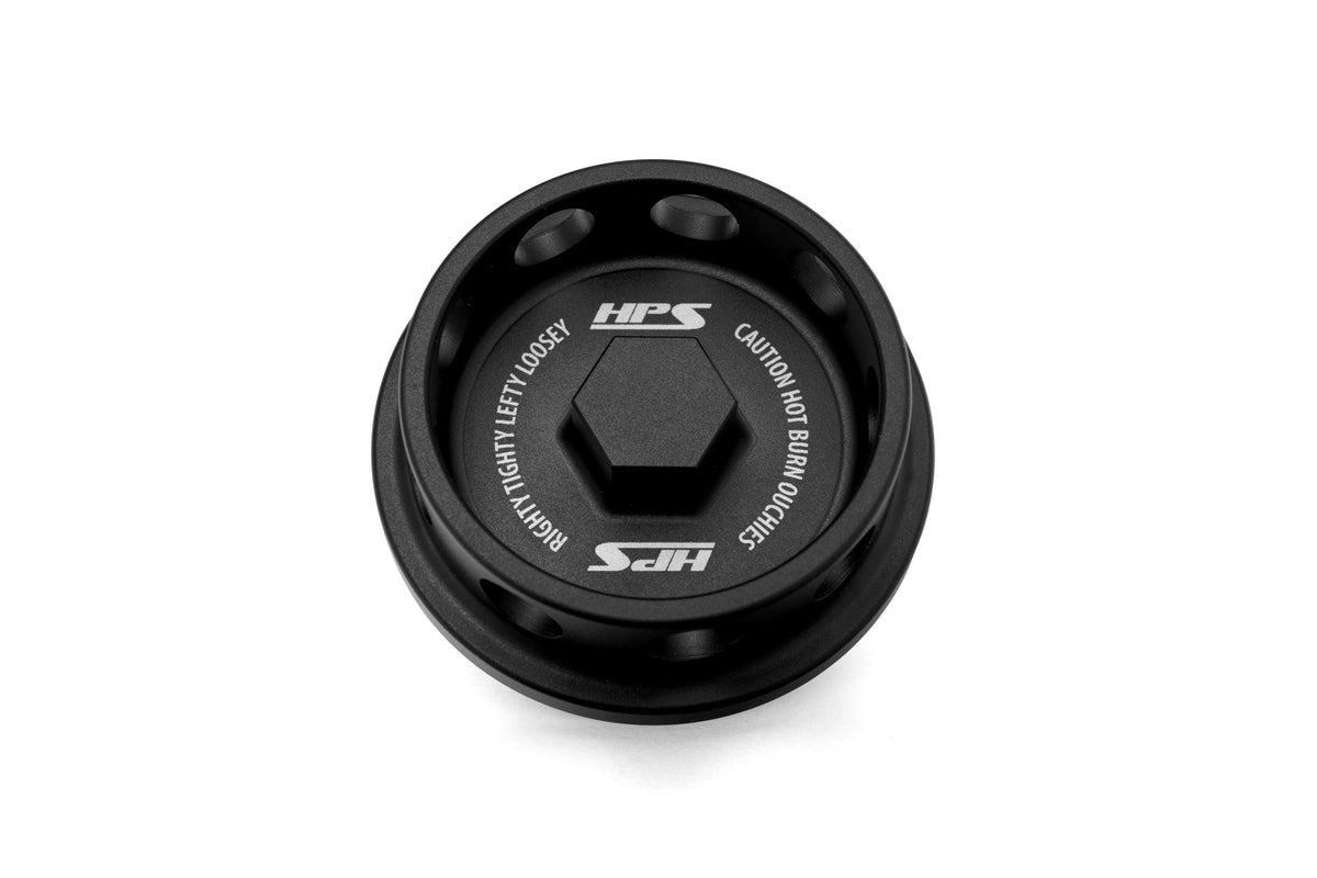 5269-106WB HPS Black Billet Aluminum Engine Oil Filler Cap Cover For Saab Subaru 86 GR86