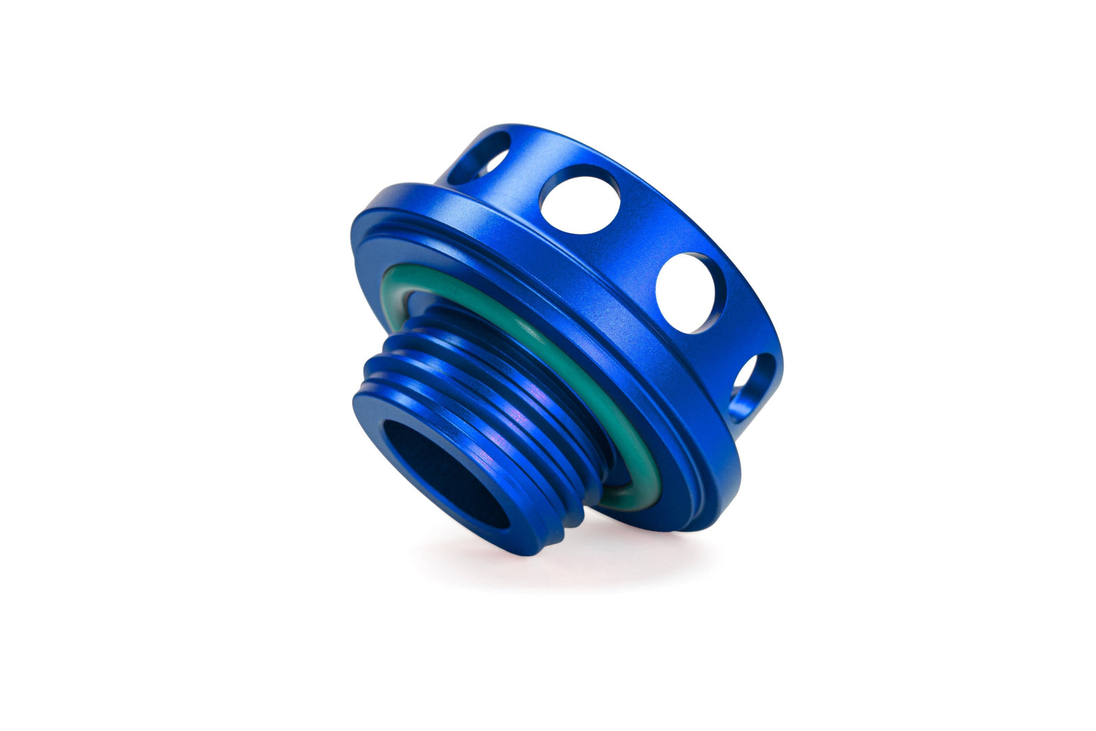 HPS Blue CNC Billet Aluminum Engine Oil Filler Cap Neck Sealing For Nissan Infiniti 5269-108BL