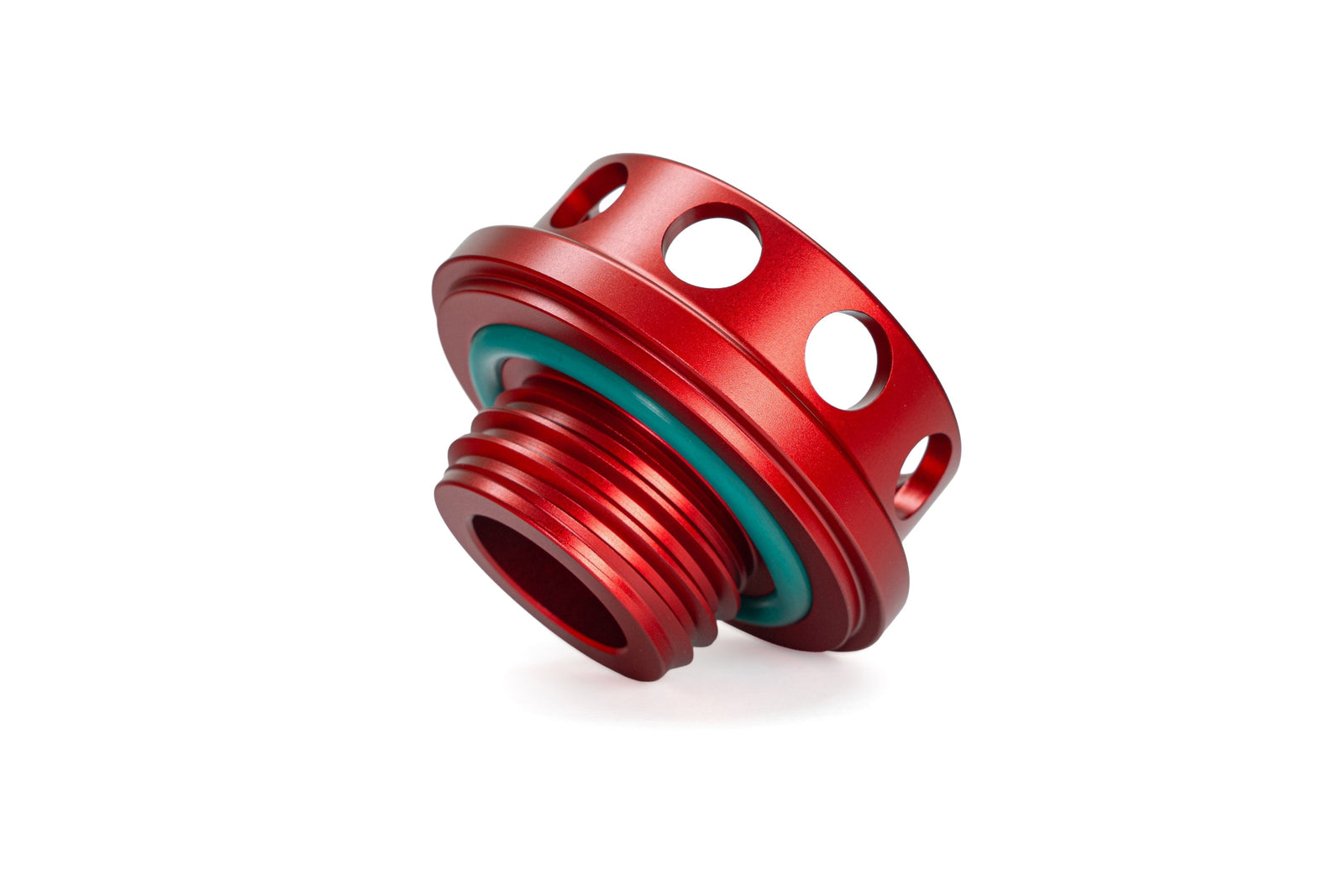 HPS Red CNC Billet Aluminum Engine Oil Filler Cap Neck Sealing For Nissan Infiniti 5269-108R