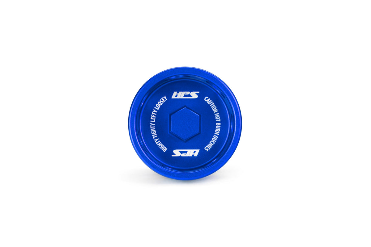 HPS Blue CNC Billet Aluminum Engine Oil Filler Cap Neck Sealing For Lincoln 5269-110BL