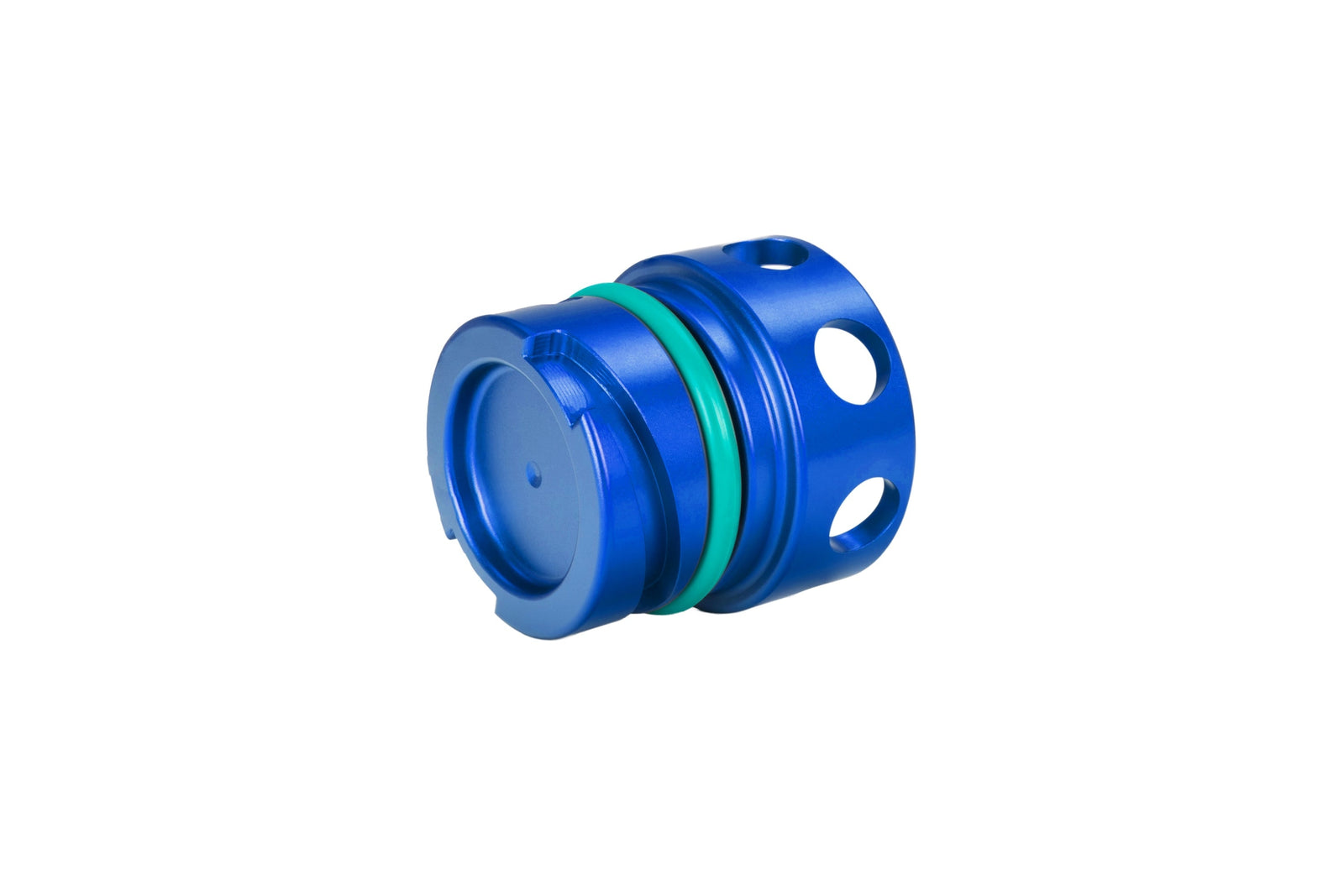 HPS Blue CNC Billet Aluminum Engine Oil Filler Cap Neck Sealing For Ford 5269-110BL
