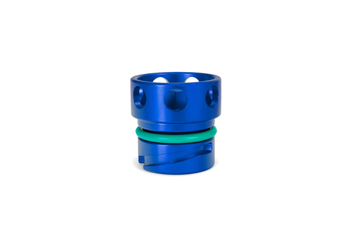 HPS Blue CNC Billet Aluminum Engine Oil Filler Cap Neck Sealing For Ford 5269-110BL