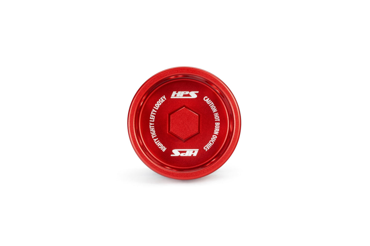 HPS Red CNC Billet Aluminum Engine Oil Filler Cap Neck Sealing For Ford 5269-110R