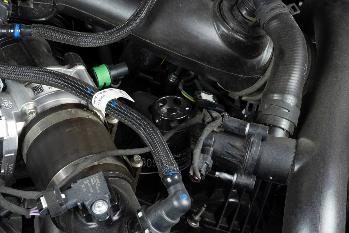 HPS Blue CNC Billet Aluminum Engine Oil Filler Cap Neck Sealing For Lincoln 5269-110BL