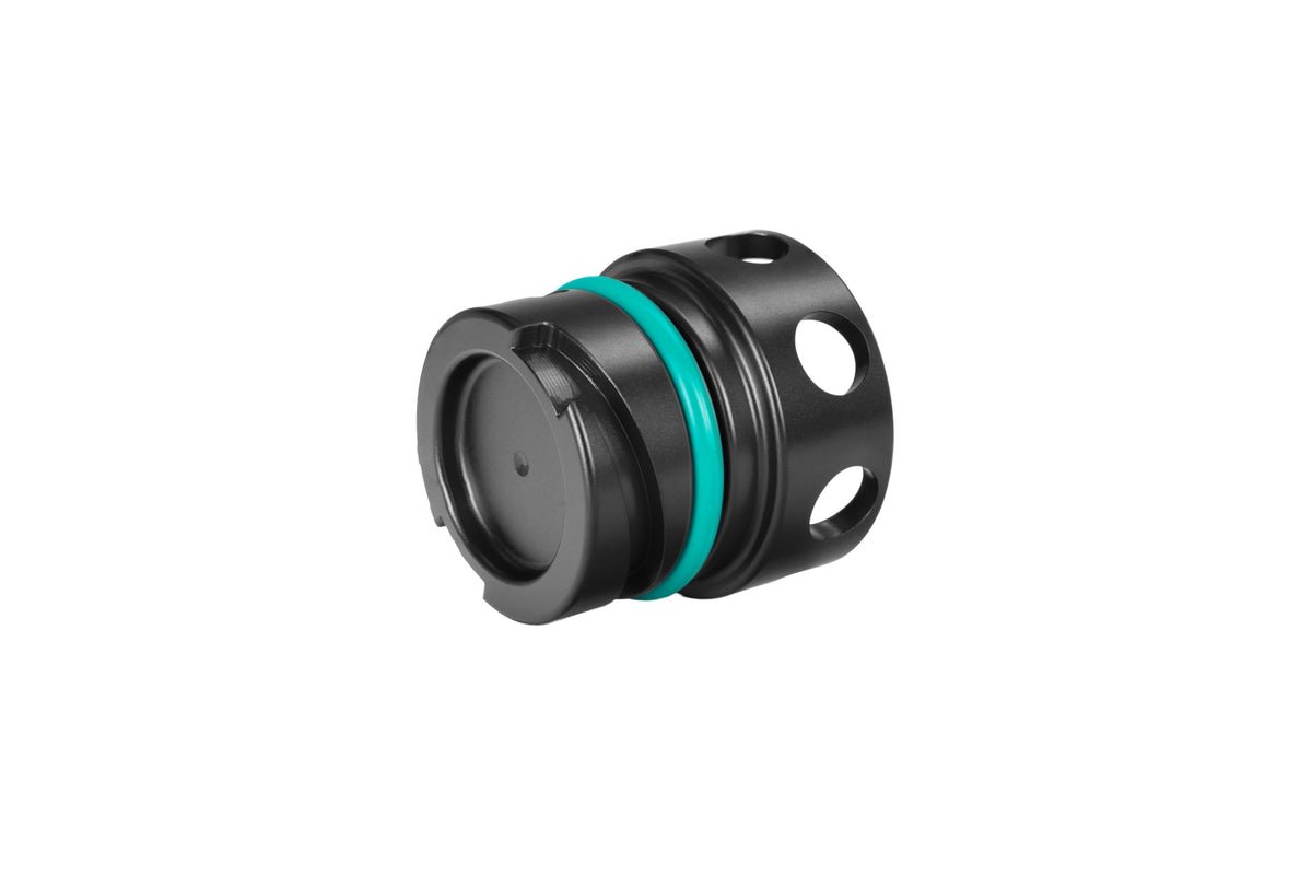 HPS Black CNC Billet Aluminum Engine Oil Filler Cap Neck Sealing For Ford 5269-110WB