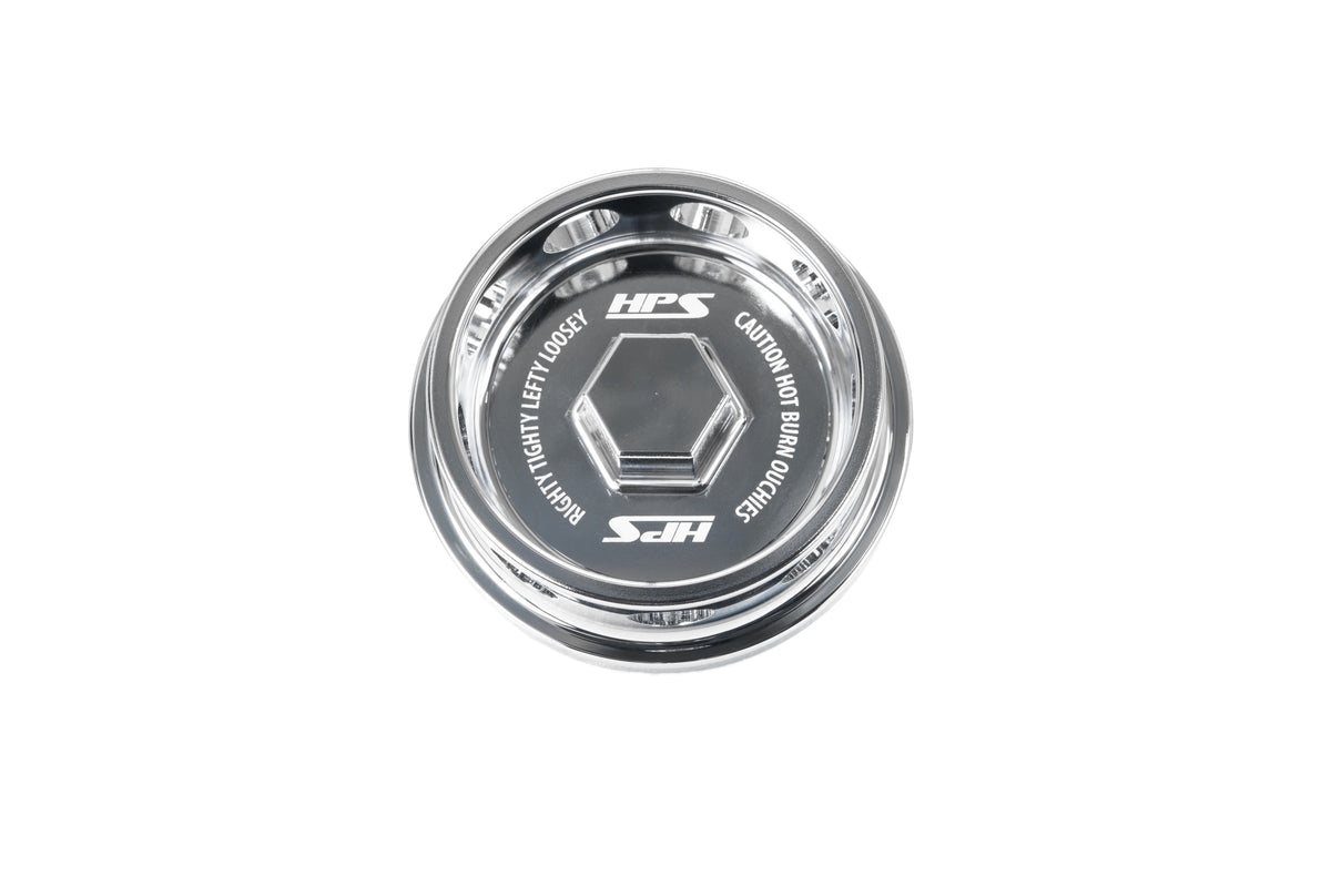 HPS Blue CNC Billet Aluminum Engine Oil Filler Cap Neck Sealing For Lincoln 5269-111BL