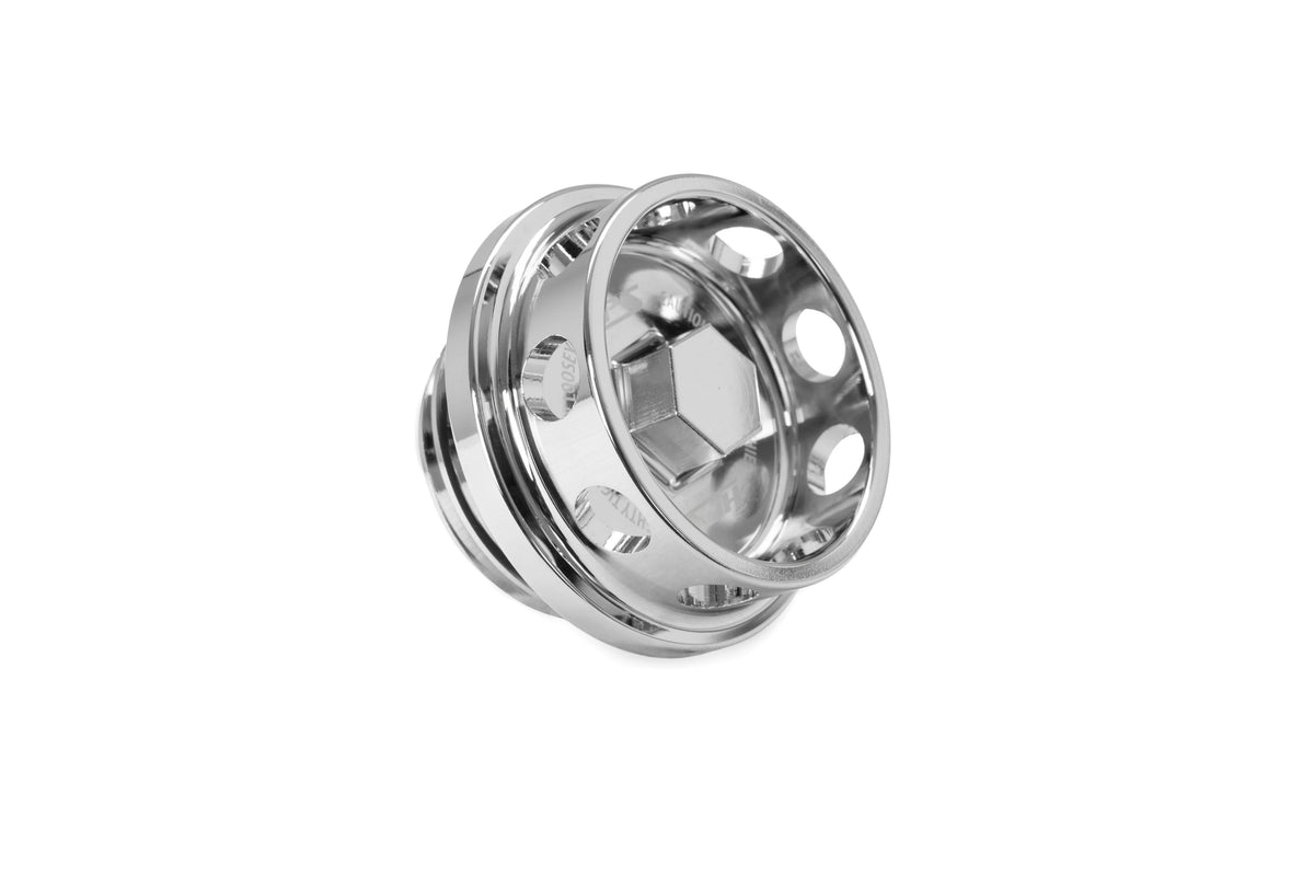 HPS Blue CNC Billet Aluminum Engine Oil Filler Cap Neck Sealing For Lincoln 5269-111BL