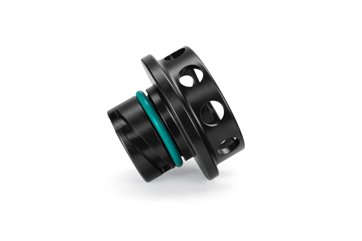 HPS Black CNC Billet Aluminum Engine Oil Filler Cap Neck Sealing For Land Rover 5269-111WB