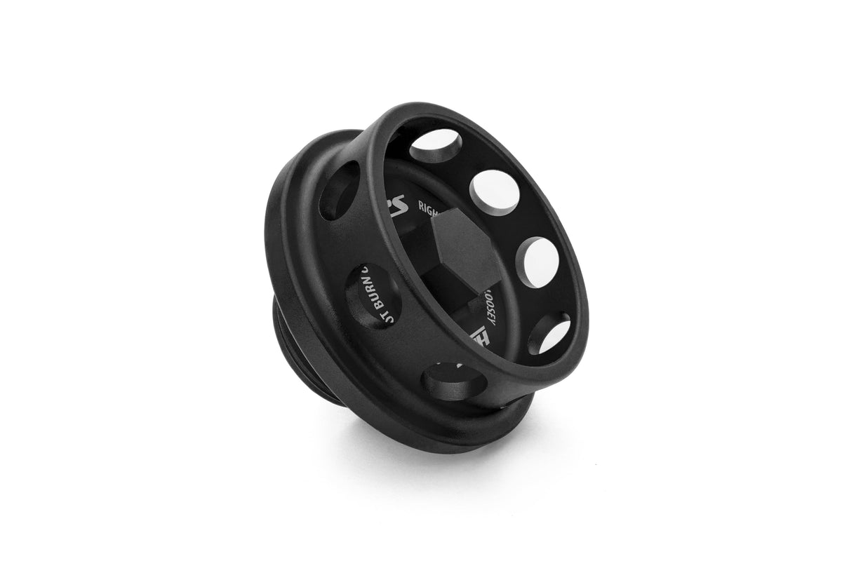 5269-104WB HPS Black CNC Billet Aluminum Engine Oil Filler Cap Cover For Acura Honda