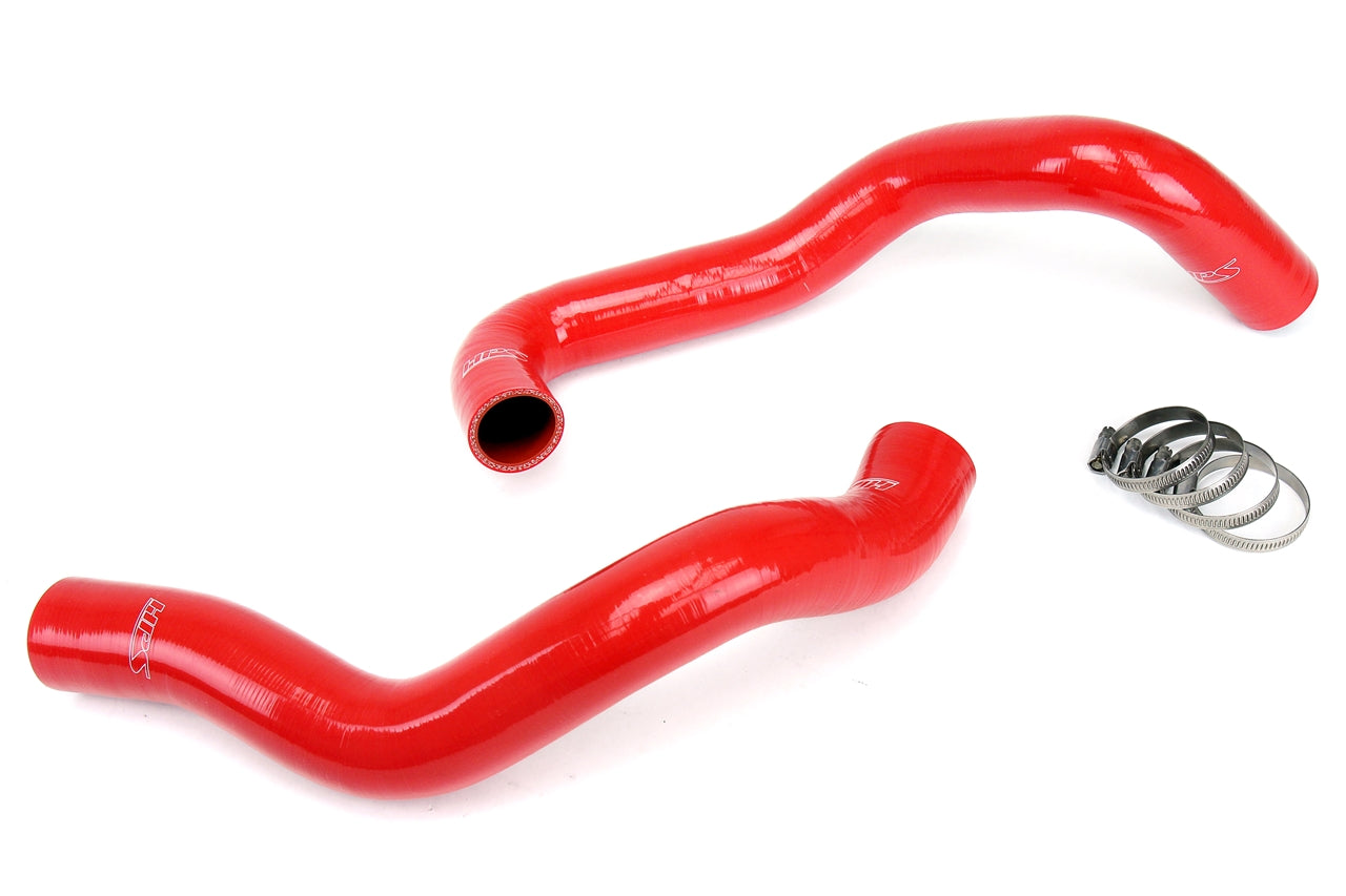HPS Performance 57-1011-RED Silicone Radiator Coolant Hose Kit For 94-95 Ford Mustang GT / Cobra