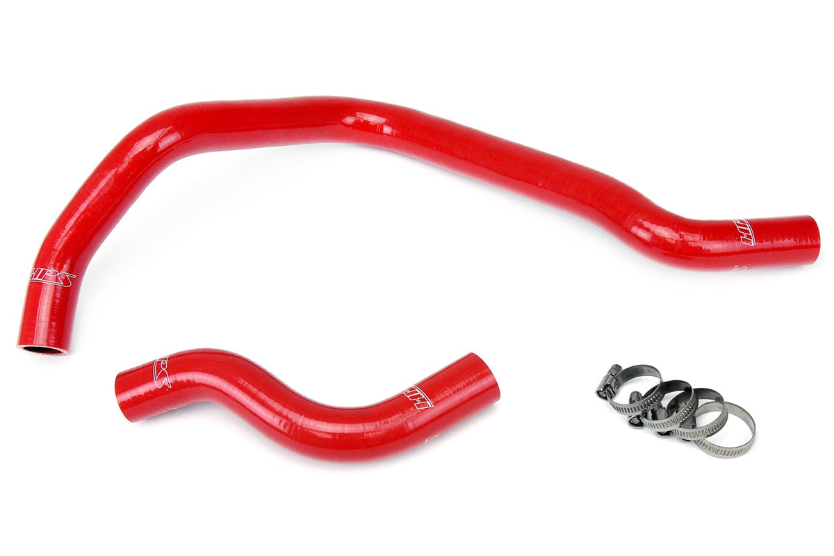 HPS Performance 57-1018-RED Silicone Radiator Coolant Hose Kit For 92-00 Honda Civic SOHC D15 D16