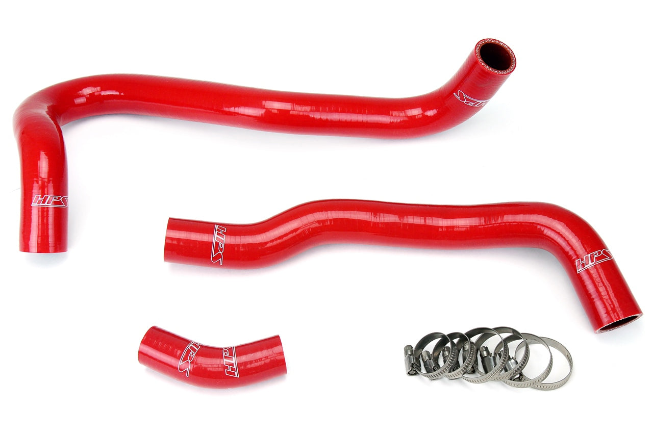 HPS Performance 57-1021-RED Silicone Radiator Coolant Hose Kit For 06-10 Honda Civic Si 2.0L K20Z3 (FG2 2DR/FA5 4DR)
