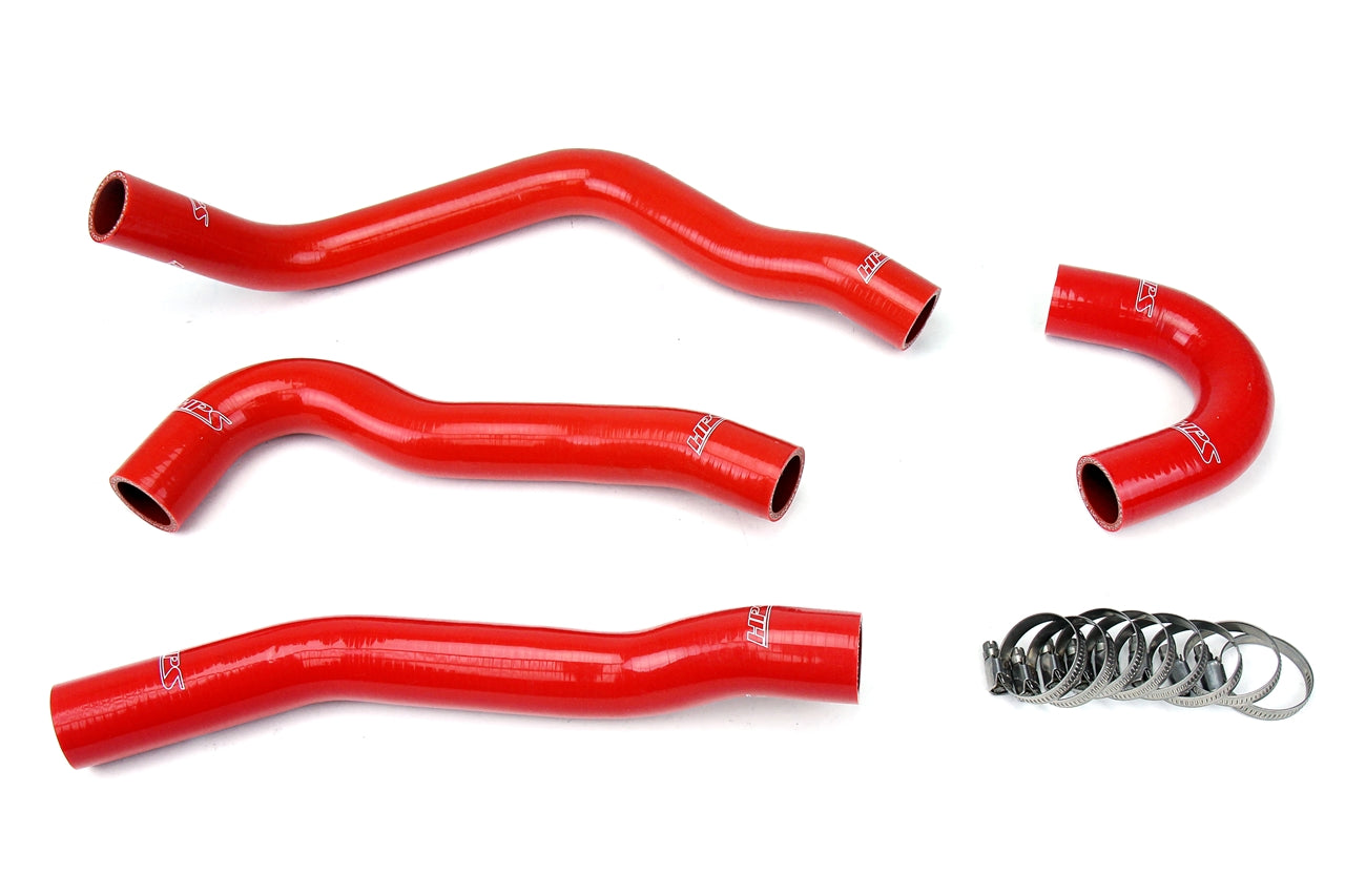 HPS Performance 57-1043-RED Silicone Radiator Coolant Hose Kit For Mitsubishi Lancer Evolution 10