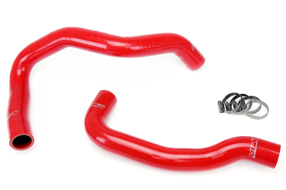 HPS Performance 57-1044-RED Silicone Radiator Coolant Hose Kit For 89-98 Nissan 240SX with KA