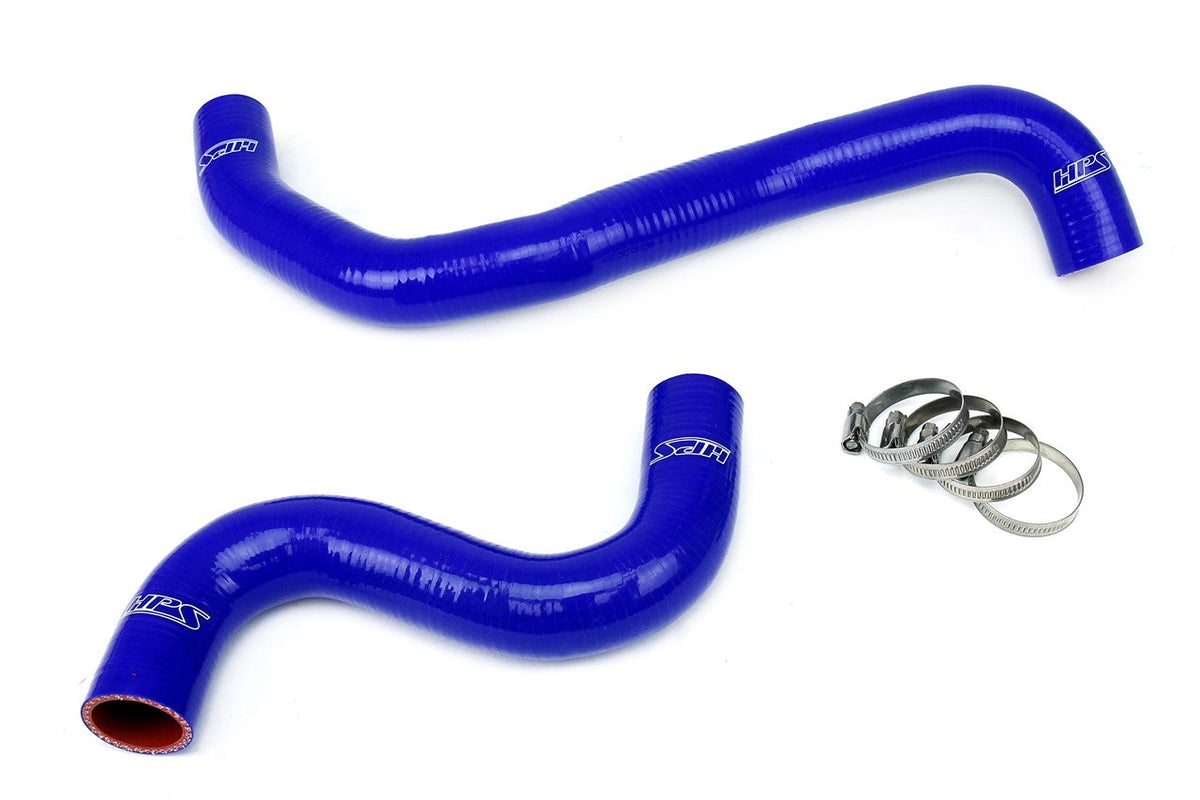 HPS Performance 57-1052-BLUE Silicone Radiator Coolant Hose Kit For 09-21 Nissan GTR R35
