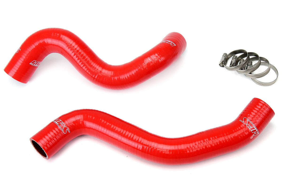 HPS Performance 57-1058-RED Silicone Radiator Coolant Hose Kit For 05-10 Scion tC
