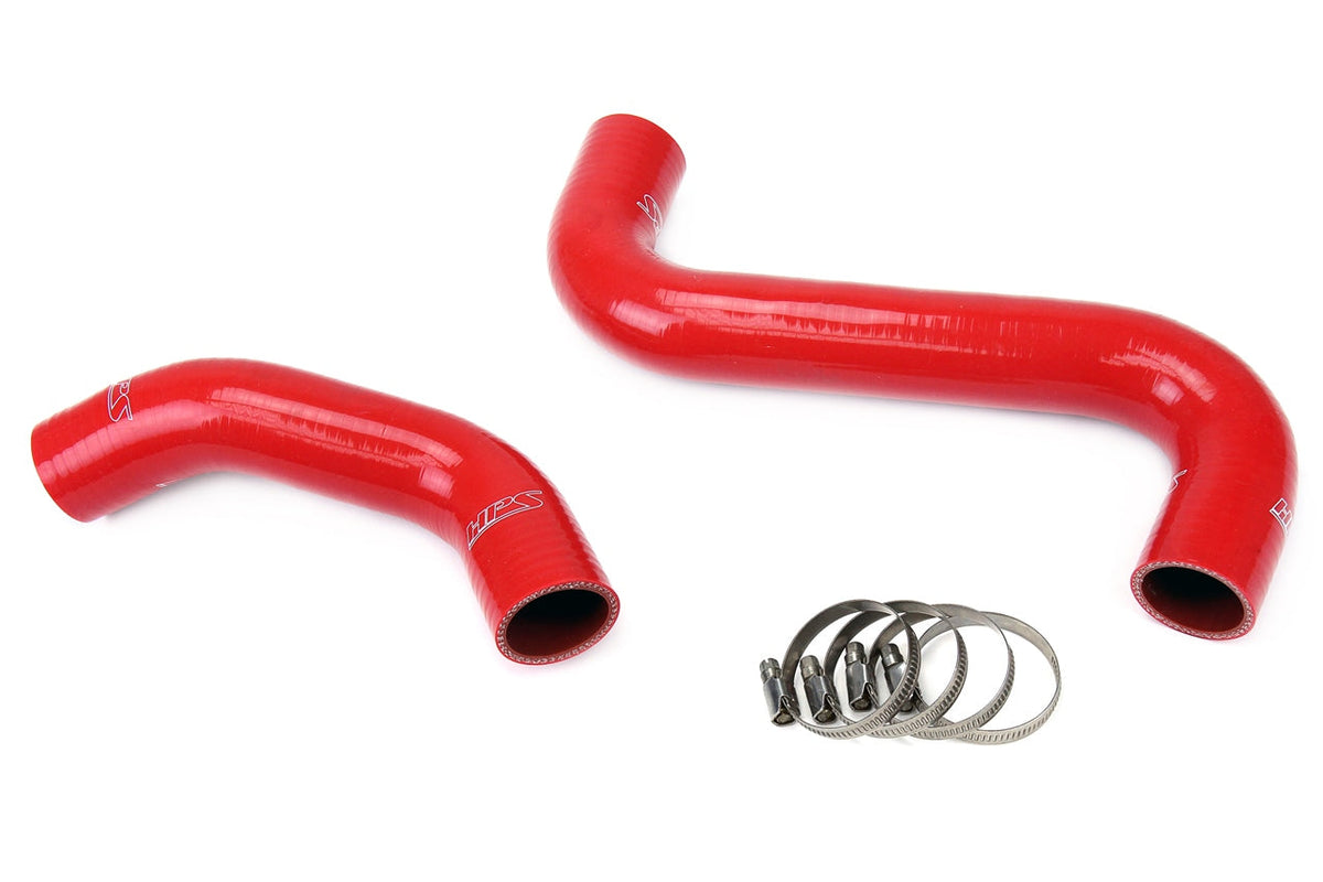 HPS Performance 57-1061-RED Silicone Radiator Coolant Hose Kit For 02-07 Subaru WRX / STI