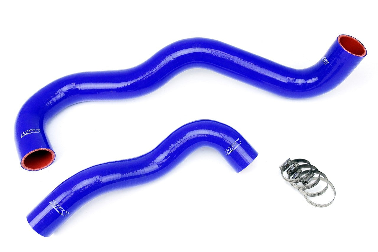 HPS Performance 57-1075-BLUE Silicone Radiator Coolant Hose Kit For 03-07 Ford Excursion / F-Series Super Duty 6.0 Diesel (Twin Beam)