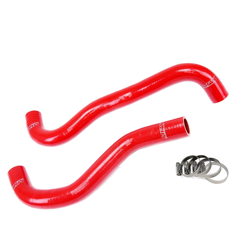 HPS Performance 57-1199-RED Silicone Radiator Coolant Hose Kit For 12-15 Honda Civic Si (FB6 Sedan / FG4 Coupe)