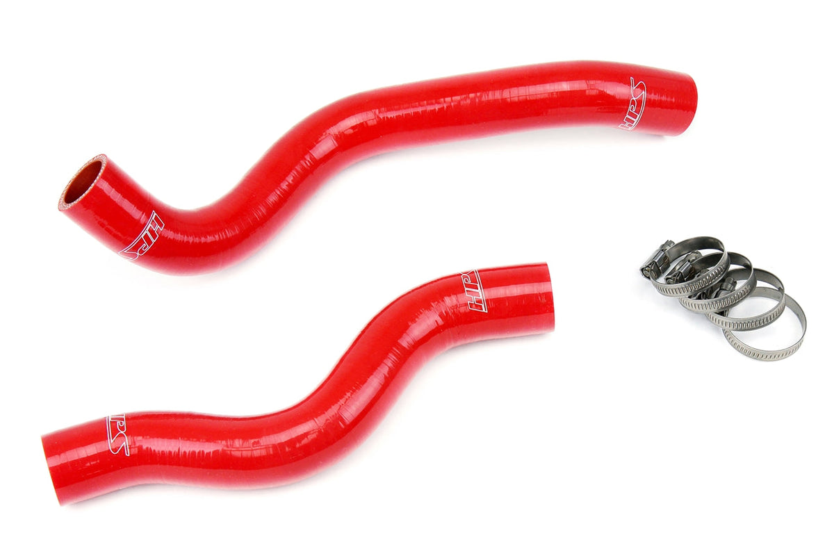 HPS Performance 57-1200-RED Silicone Radiator Coolant Hose Kit For 12-15 Honda Civic 1.8L