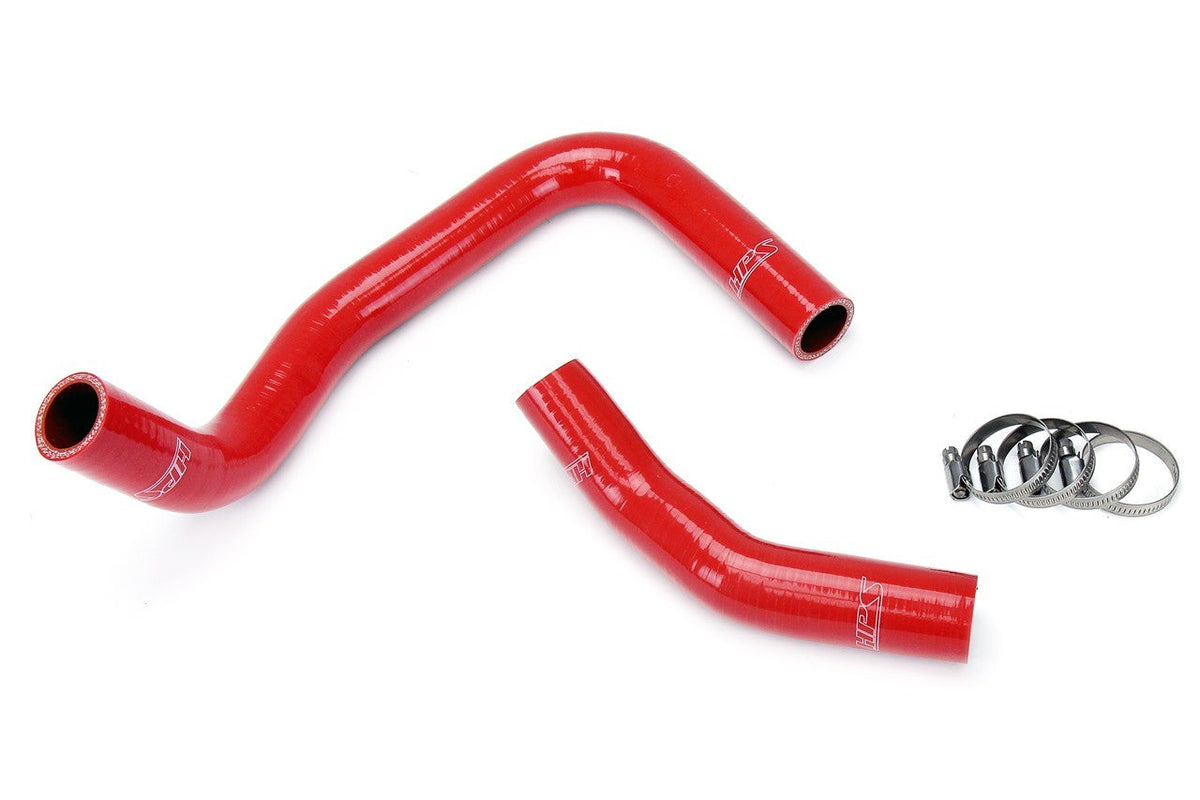 HPS Performance 57-1202-RED Silicone Radiator Coolant Hose Kit For 85-87 Toyota Corolla AE86 4A-GEU
