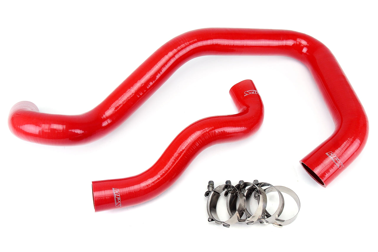 HPS Performance 57-1214-RED Silicone Radiator Coolant Hose Kit For 03-07 Ford Excursion / F-Series Super Duty 6.0 Diesel (Mono Beam)