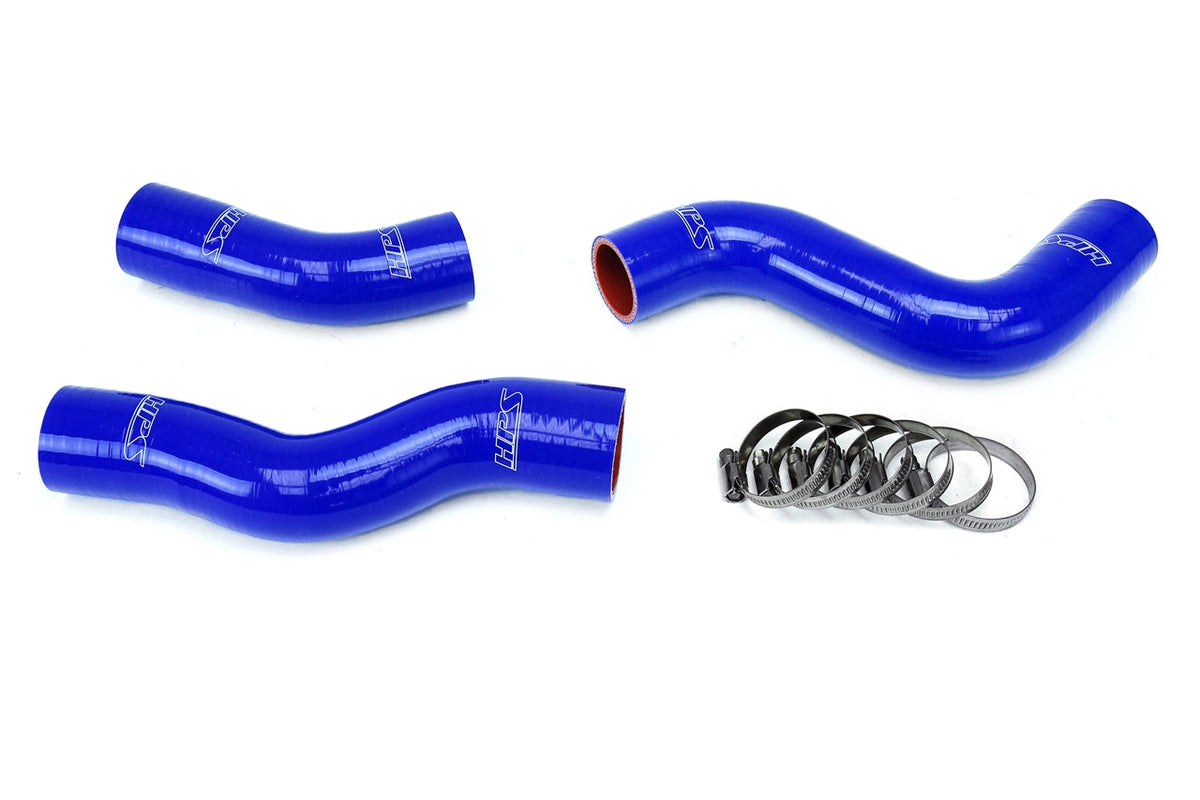HPS Performance 57-1218-BLUE Silicone Radiator Coolant Hose Kit For 92-98 Toyota Land Cruiser / 96-97 Lexus LX450 FJ80 4.5L I6