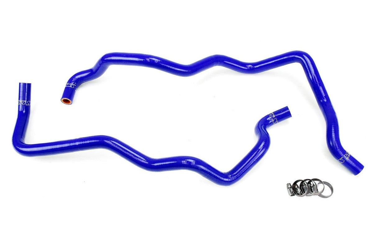 HPS Performance 57-1220H-BLUE Silicone Heater Coolant Hose Kit For 07-11 Jeep Wrangler JK 3.8L V6