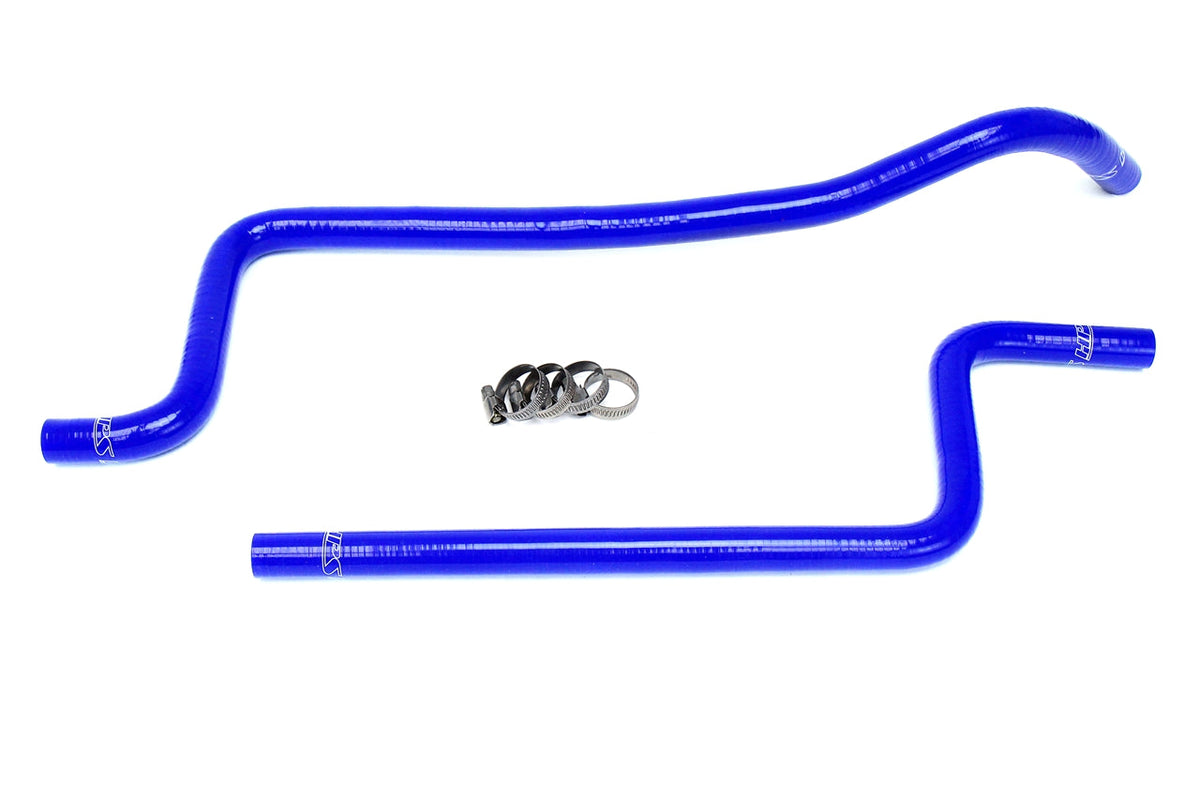 HPS Performance 57-1221H-BLUE Silicone Heater Coolant Hose Kit For 97-01 Jeep Wrangler TJ 4.0L