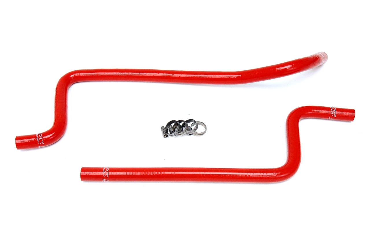 HPS Performance 57-1221H-RED Silicone Heater Coolant Hose Kit For 97-01 Jeep Wrangler TJ 4.0L