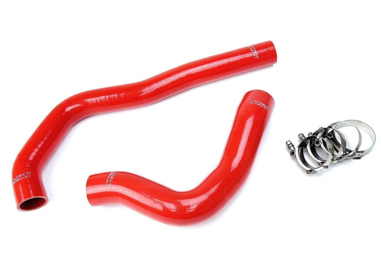 HPS Performance 57-1222-RED Silicone Radiator Coolant Hose Kit For Dodge 99-02 Ram Pickup 5.9L Diesel Cummins