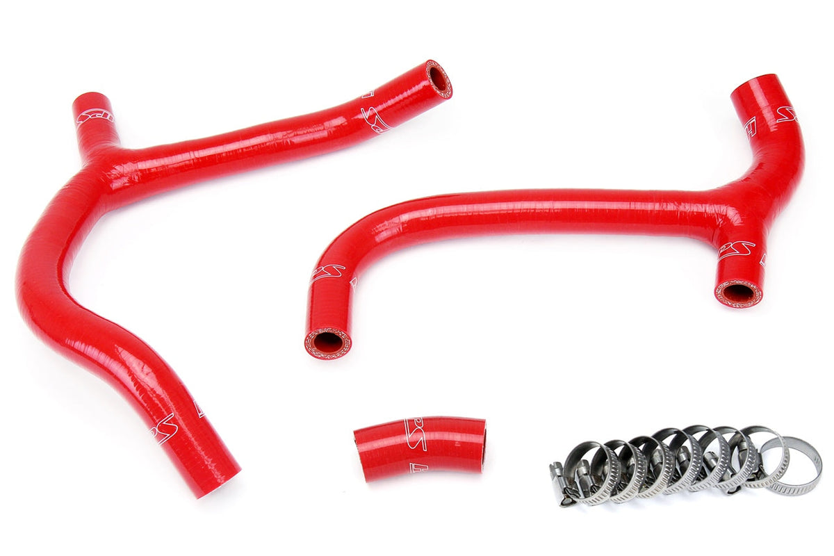 HPS Performance 57-1236-RED Silicone Radiator Coolant Hose Kit For 09-12 Honda CRF450R