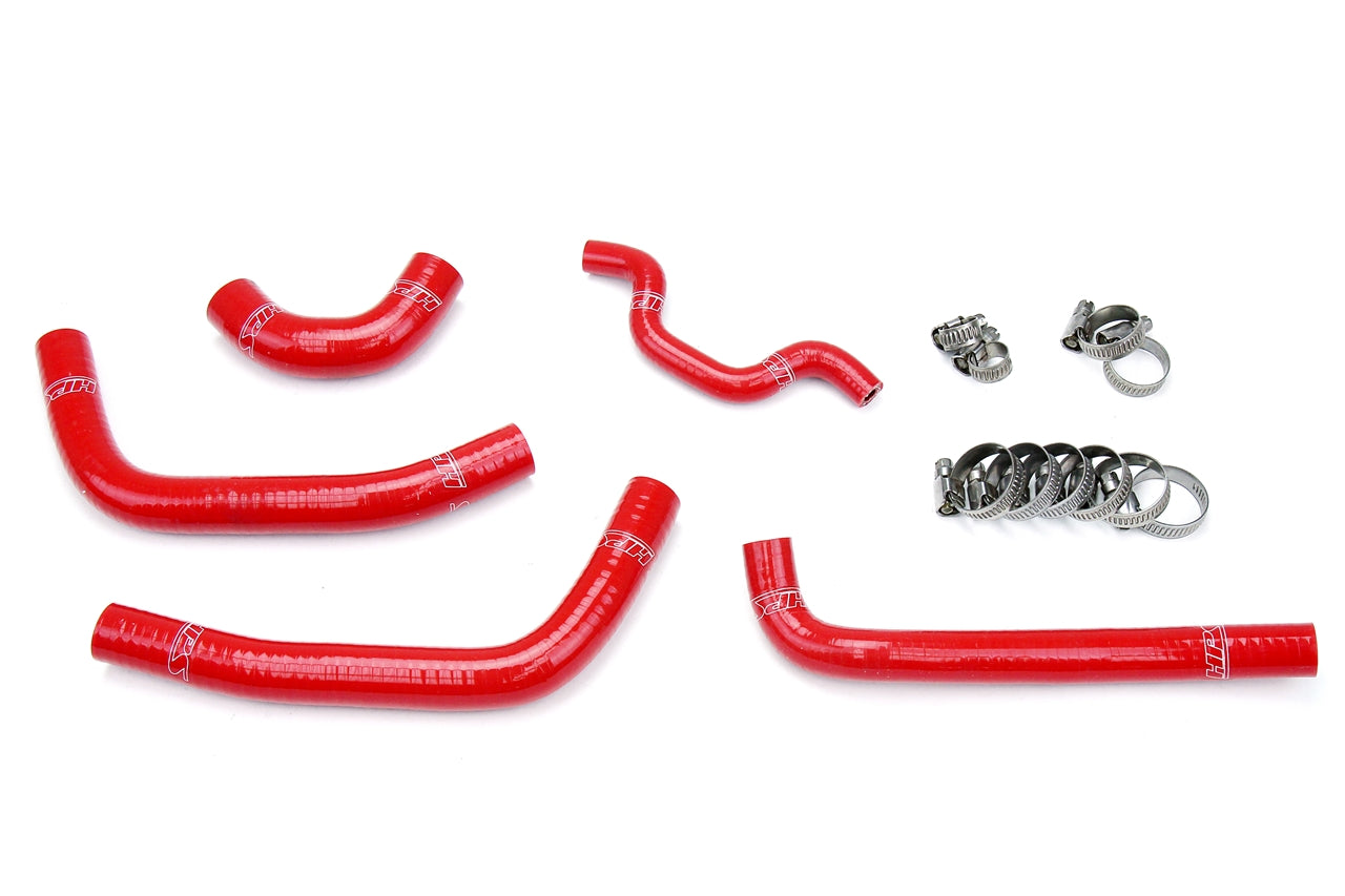 HPS Performance 57-1240-RED Silicone Radiator Coolant Hose Kit For 09-10 Kawasaki KX250F